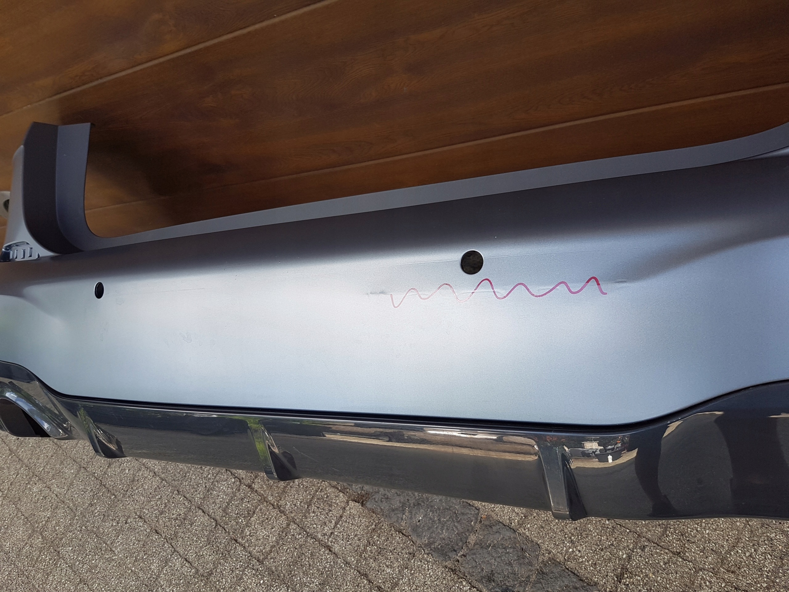 Paraurti posteriore BMW F44 m-packet