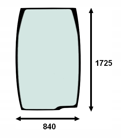 Szyba przednia Claas SCORPION 746 756 960 Liebherr T46-7S T55-7S T60-9S