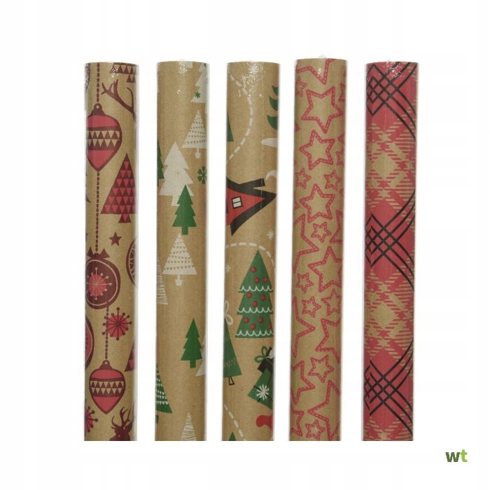 

Papier Do Pakowania Prezentów Świąteczny 200x70CM