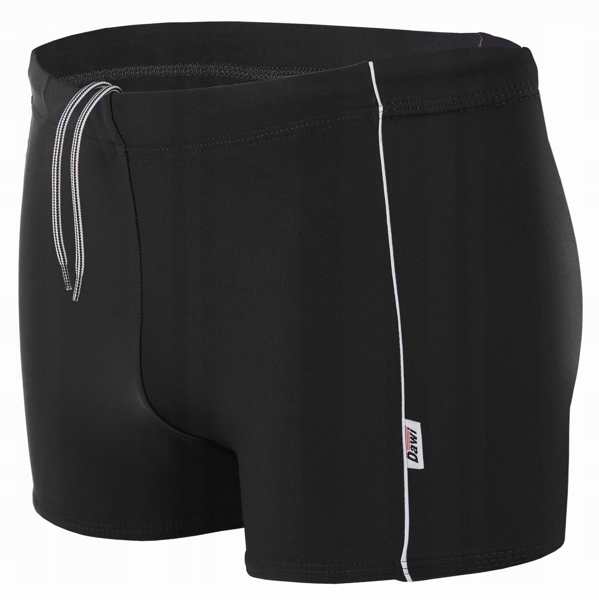 KAPIELOWKI czarne szorty basen POLSKIE SPODENKI- M