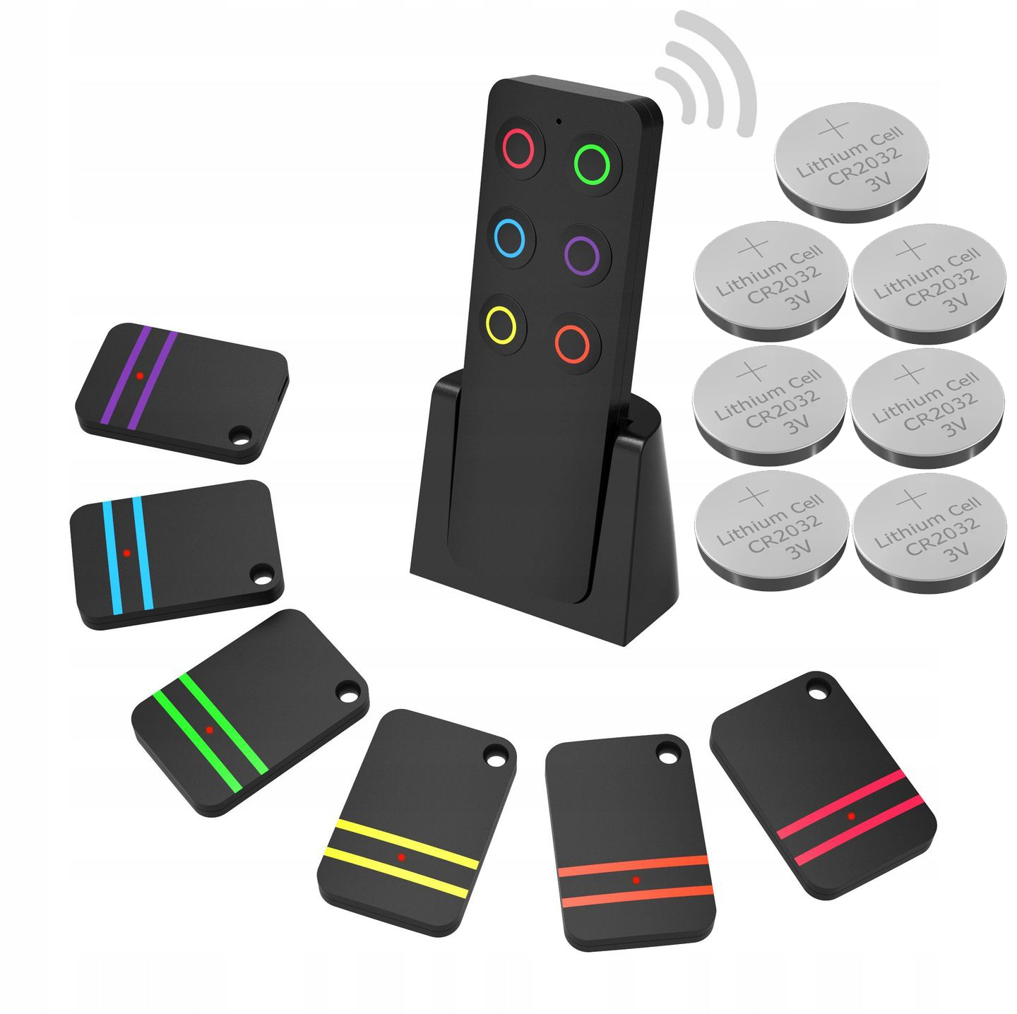 BEZPRZEWODOWY LOKALIZATOR KLUCZY PILOT KLUCZE 6 sz