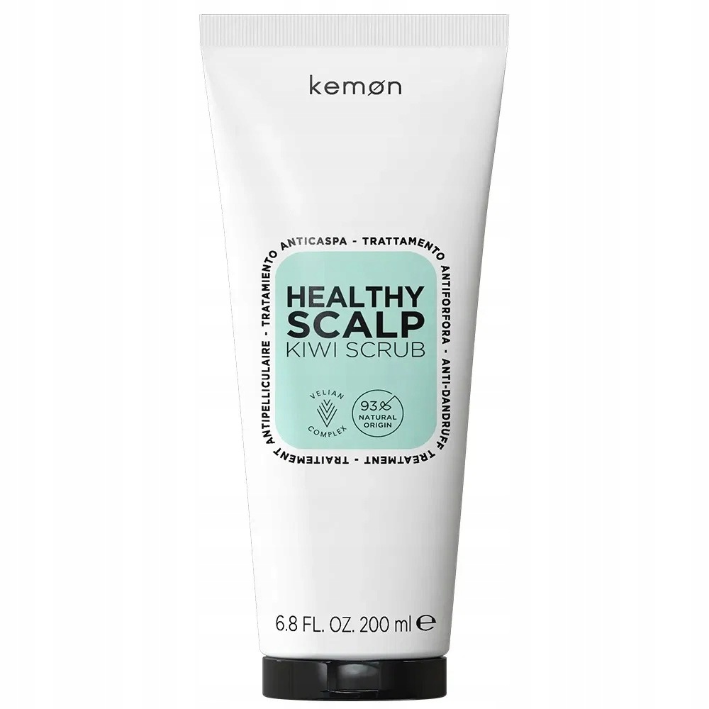 Kemon, Healthy Scalp Kiwi Scrub, peeling na vlasovou pokožku, péče proti lupům, 200 ml