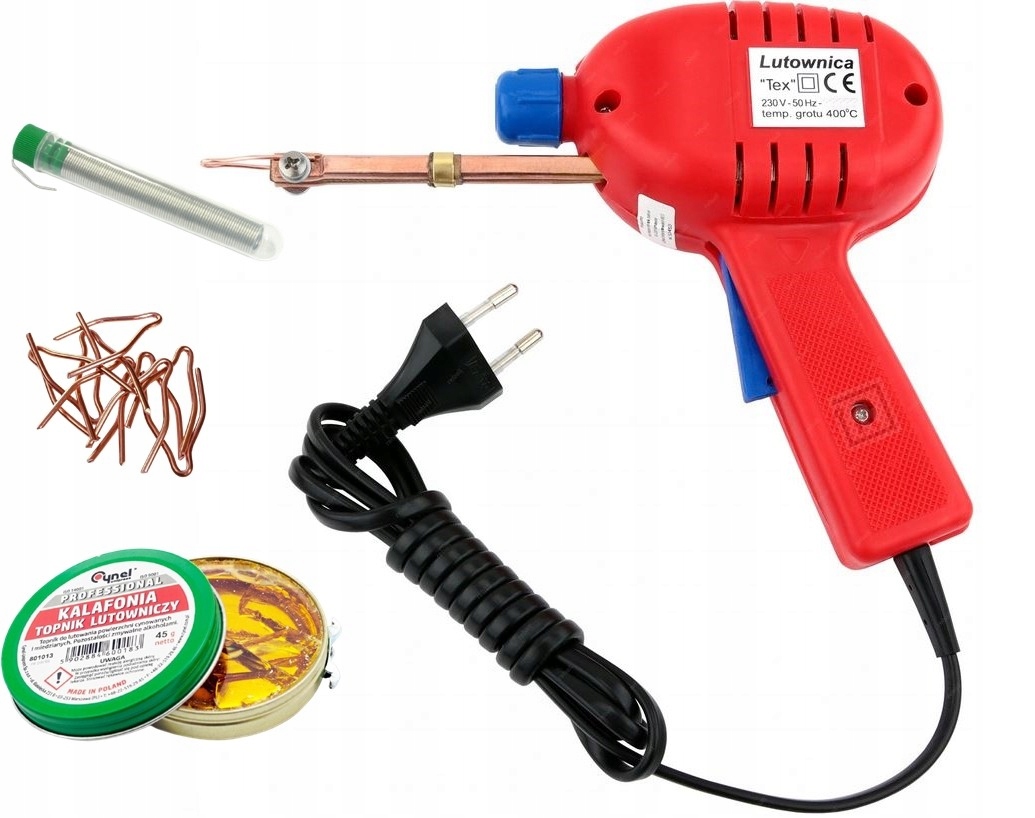 

Lutownica Transformatorowa Polska 100W Zestaw