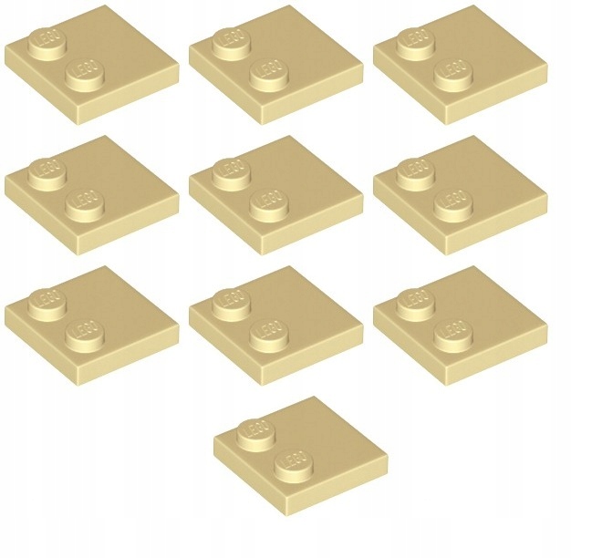 

Lego 33909 Płytka 2x2 Piaskowa Nowa (1g) 10 szt