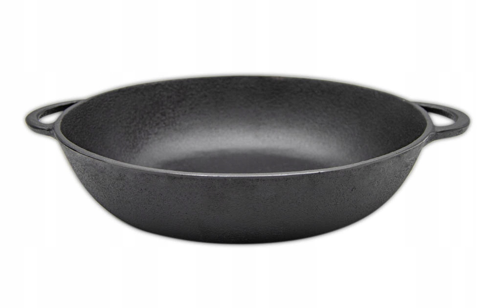 

Żeliwna Wysoka Patelnia Na Gaz I Ognisko 35 CM.