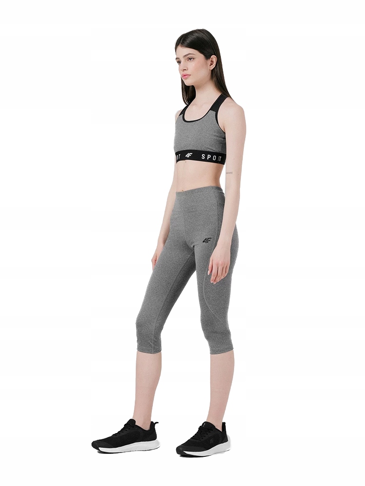 4F DAMSKIE LEGGINSY 3/4 TRENINGOWE SPDF350 XS Materiał dominujący poliester