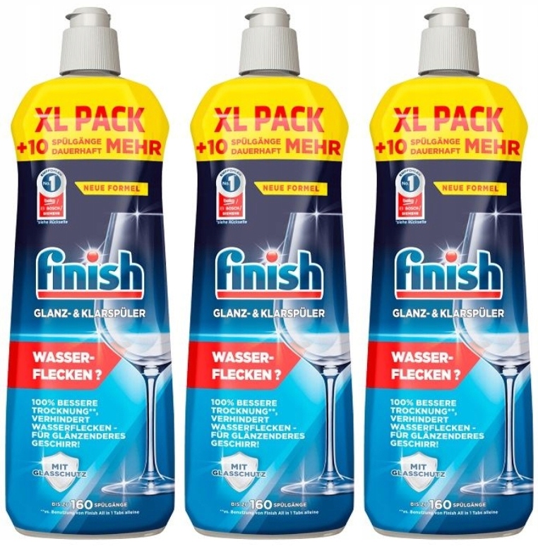 

Finish Nabłyszczacz do Zmywarek 3x800ml Niemcy