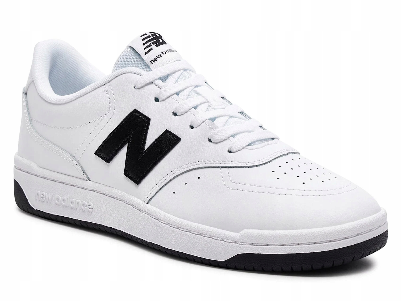 Pánské tenisky New Balance BB80BNN 45 bílé pro každodenní nošení, klasická kůže