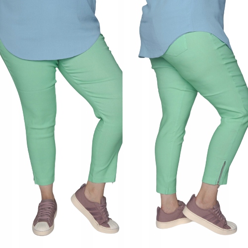 Nohavice so zámkami CEVLAR farba pistácie veľkosť 54