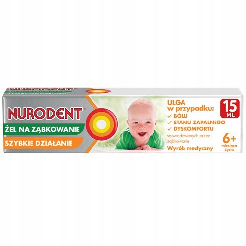 

Nurodent żel na ząbkowanie, 15ml