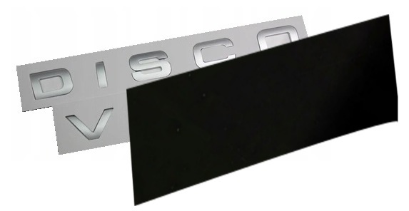 

Discovery emblemat napis srebrny mat do Land Rover