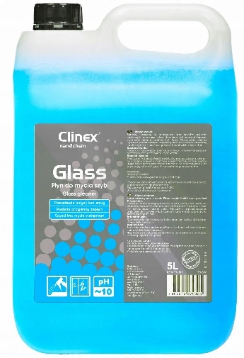 

Clinex Glass 5L! Płyn Do Mycia Szybz Alkoholem!