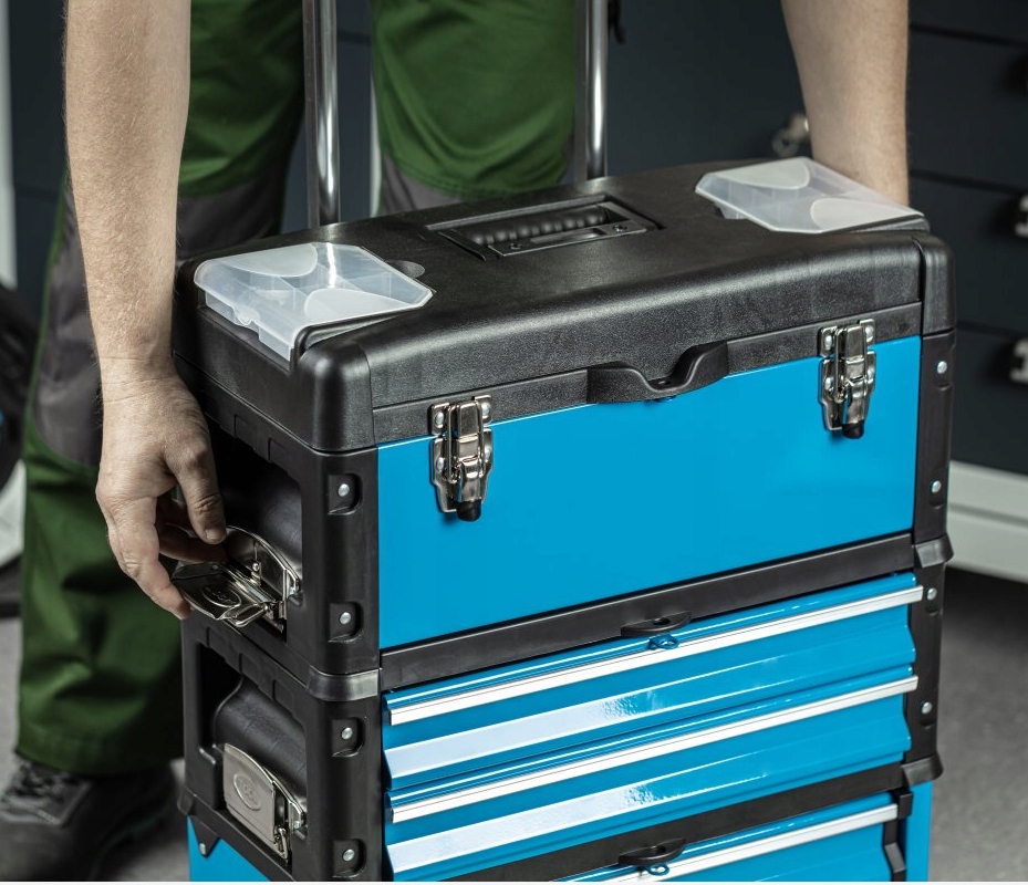 Wózek narzędziowy szafka skrzynka pojemnik na narzędzia modułowy HT7G080 Wysokość produktu 72 cm