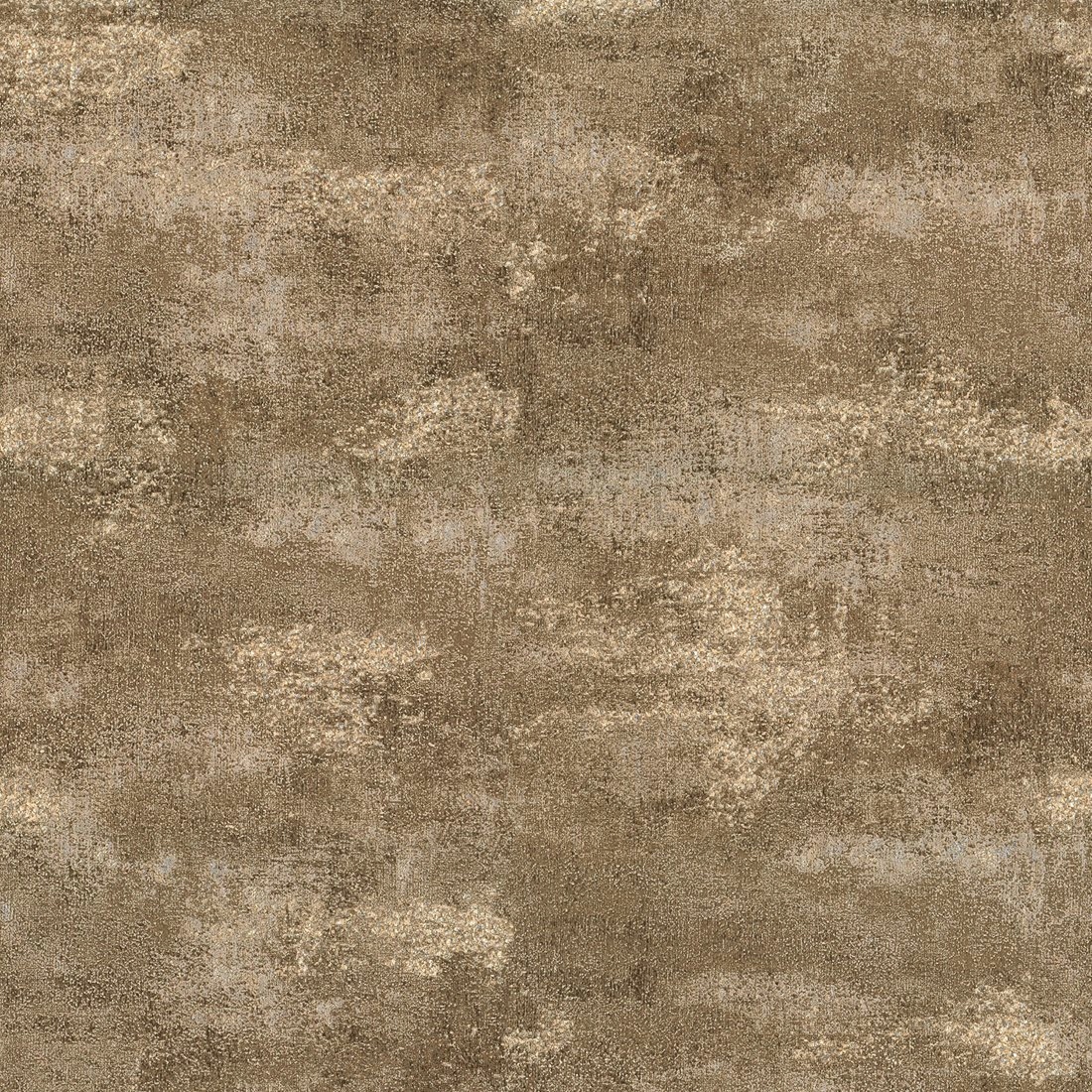 Hnědá Vinylová Tapeta S Omítkovou Strukturou, Omyvatelná, Zlaté Oděrky