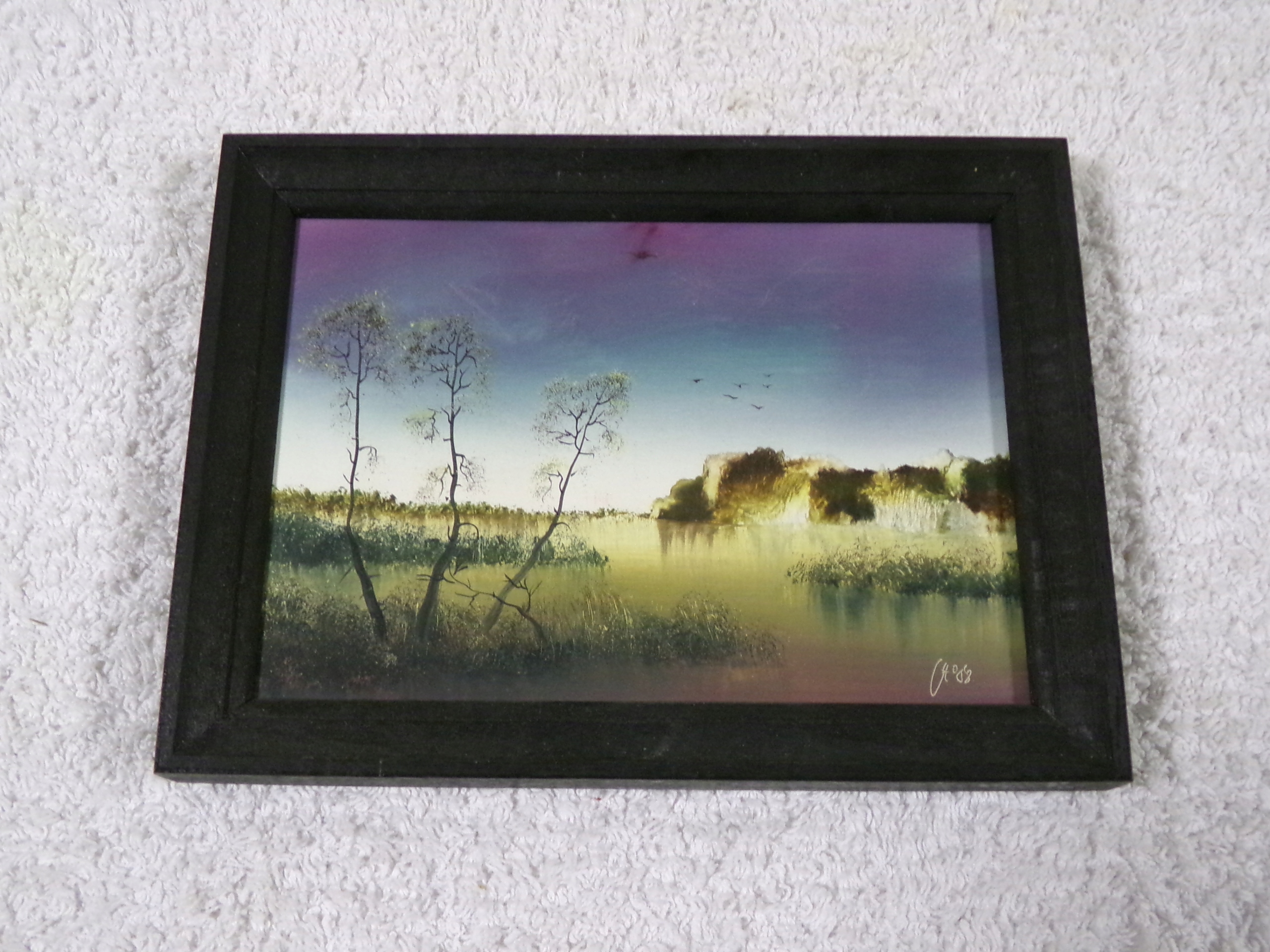 ŚLICZNY OBRAZE RĘCZNIE MALOWANY