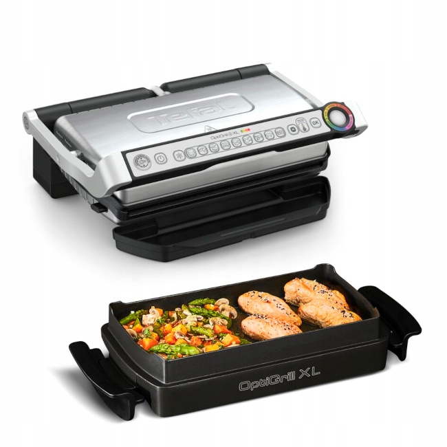 Tefal Optigrill+, 2000 W, black/inox - Table grill, GC712D