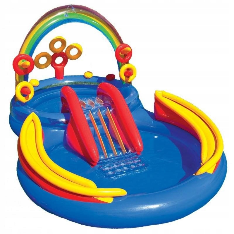 Nafukovací bazén Intex 57453 Dúha Play Centrum 297 x 193 x 135 cm