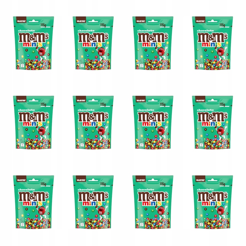 M&Ms Minis 115g X12