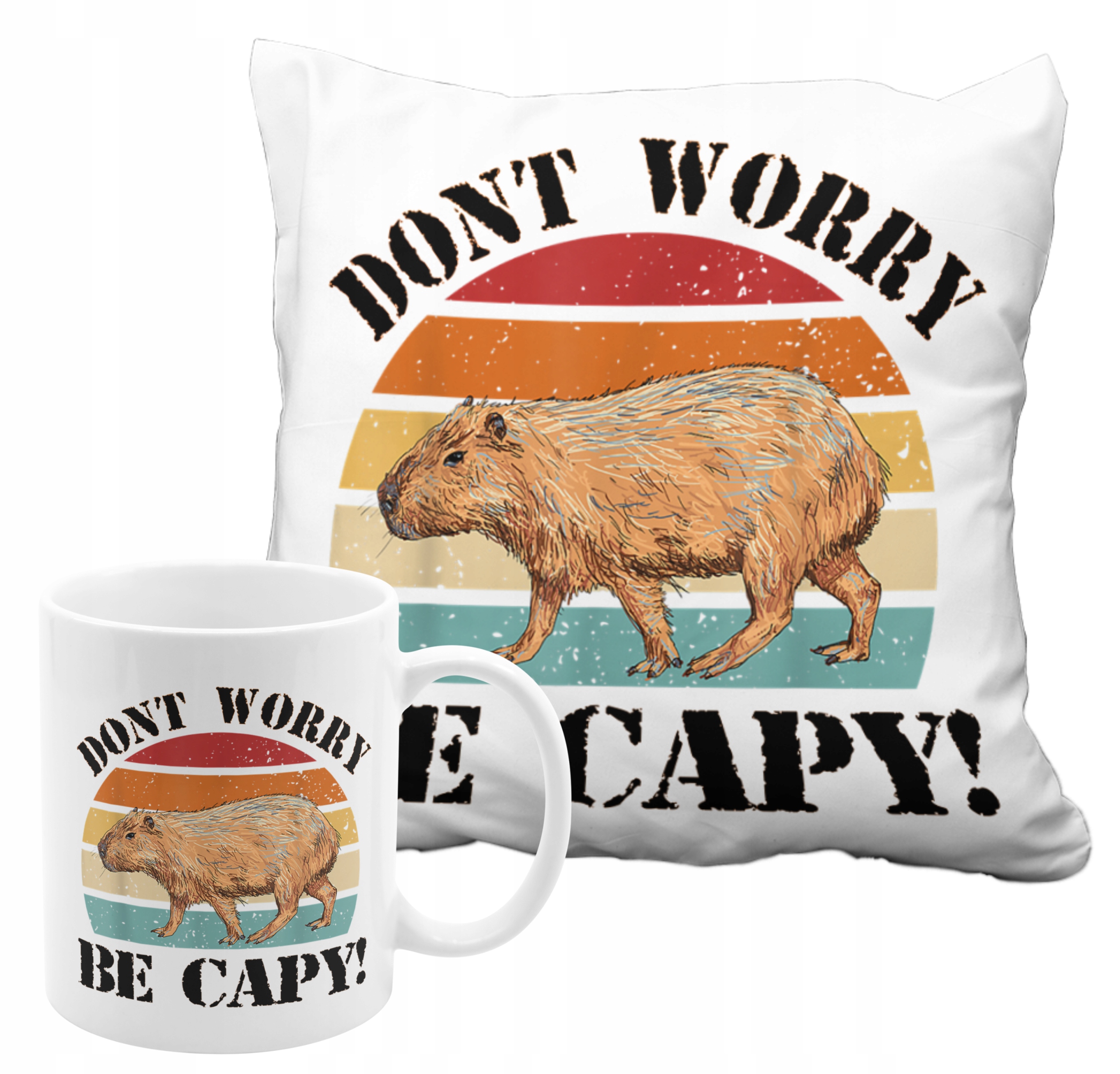 

Zestaw Kubek Poduszka Z Kapibarą Kapibara