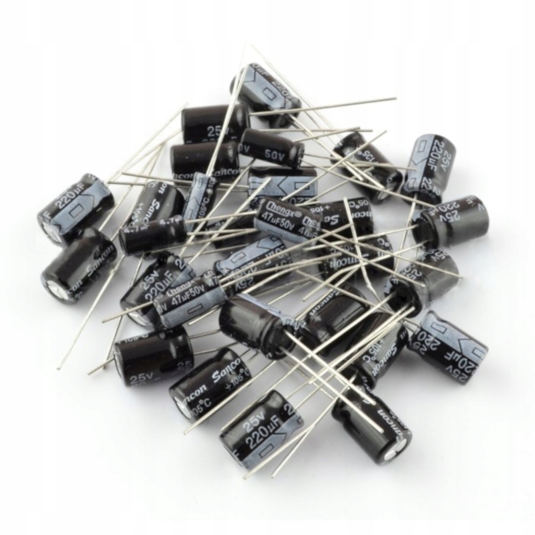 

Zestaw kondensatorów elektrolitycznych LV 120szt.