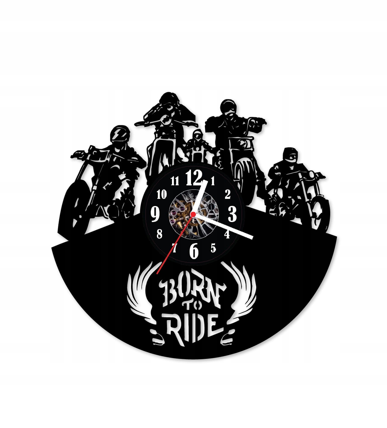 

Zegar Winylowy 30cm 334.13 Born to Ride