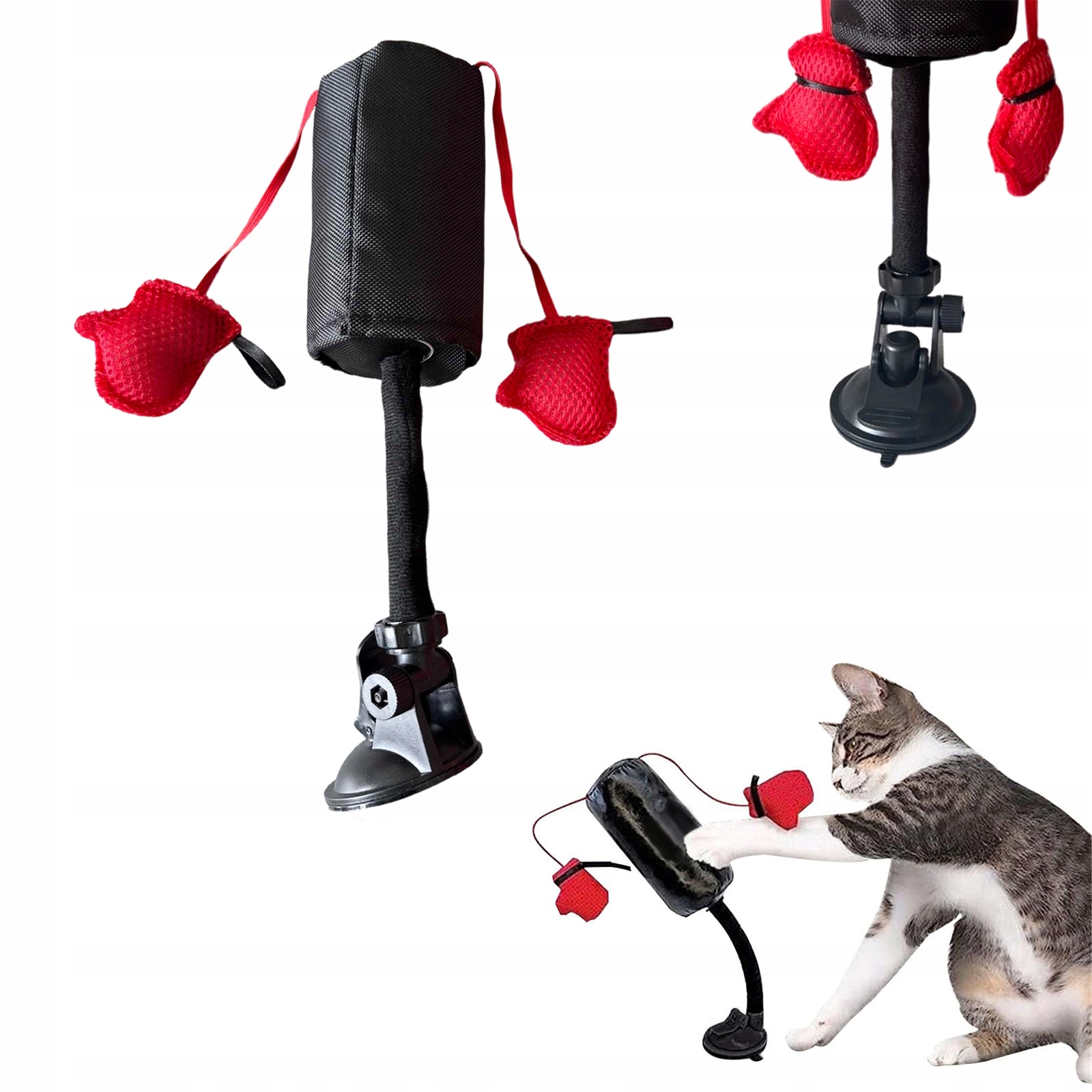 Boxovací Hračka Pro Kočku Boxovací Hračka Ve Formě Boxovacího Pytle S Mini Rukavicemi