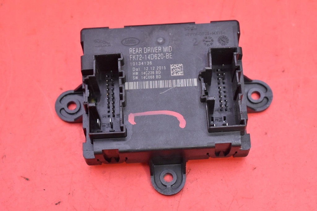 control unit module door left rear part FK72-14D620-BE JAGUAR XE X760 14-19