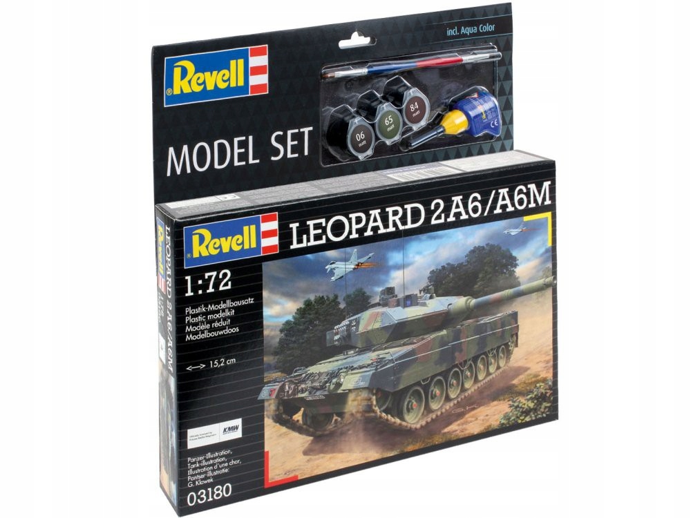 1:72 Model Set Leopard 2A6/A6M Revell 63180