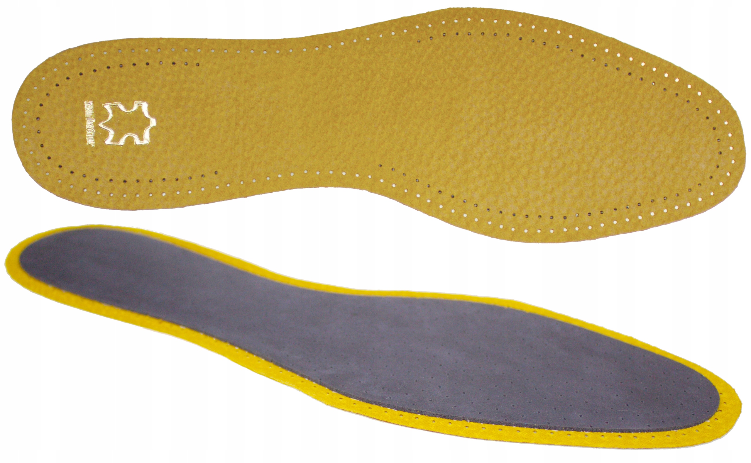 WKŁADKI DO BUTÓW SKÓRZANE PRZECIWPOTNE R. 45