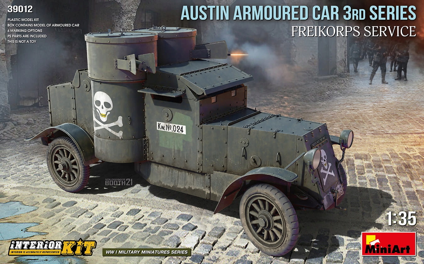 Austin Armored Car 3rd Series: Freikorps Service. Vnitřní sada 1:35
