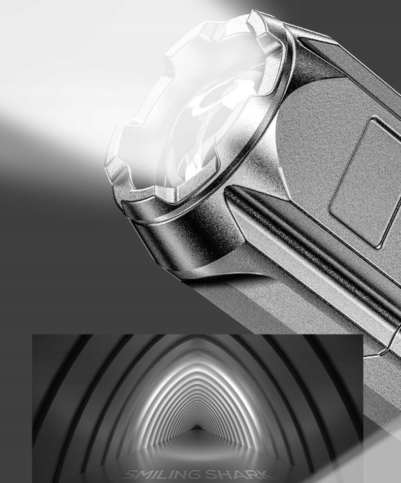 LATARKA KIESZONKOWA AKUMULATOROWA SMILING SHARK 622A XPE LED ZOOM USB Rodzaj wielofunkcyjna