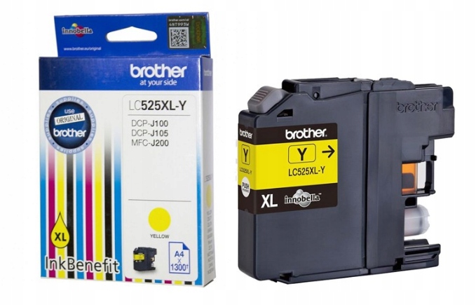 Brother LC-525XL-Y , LC525XLY tusz Yellow