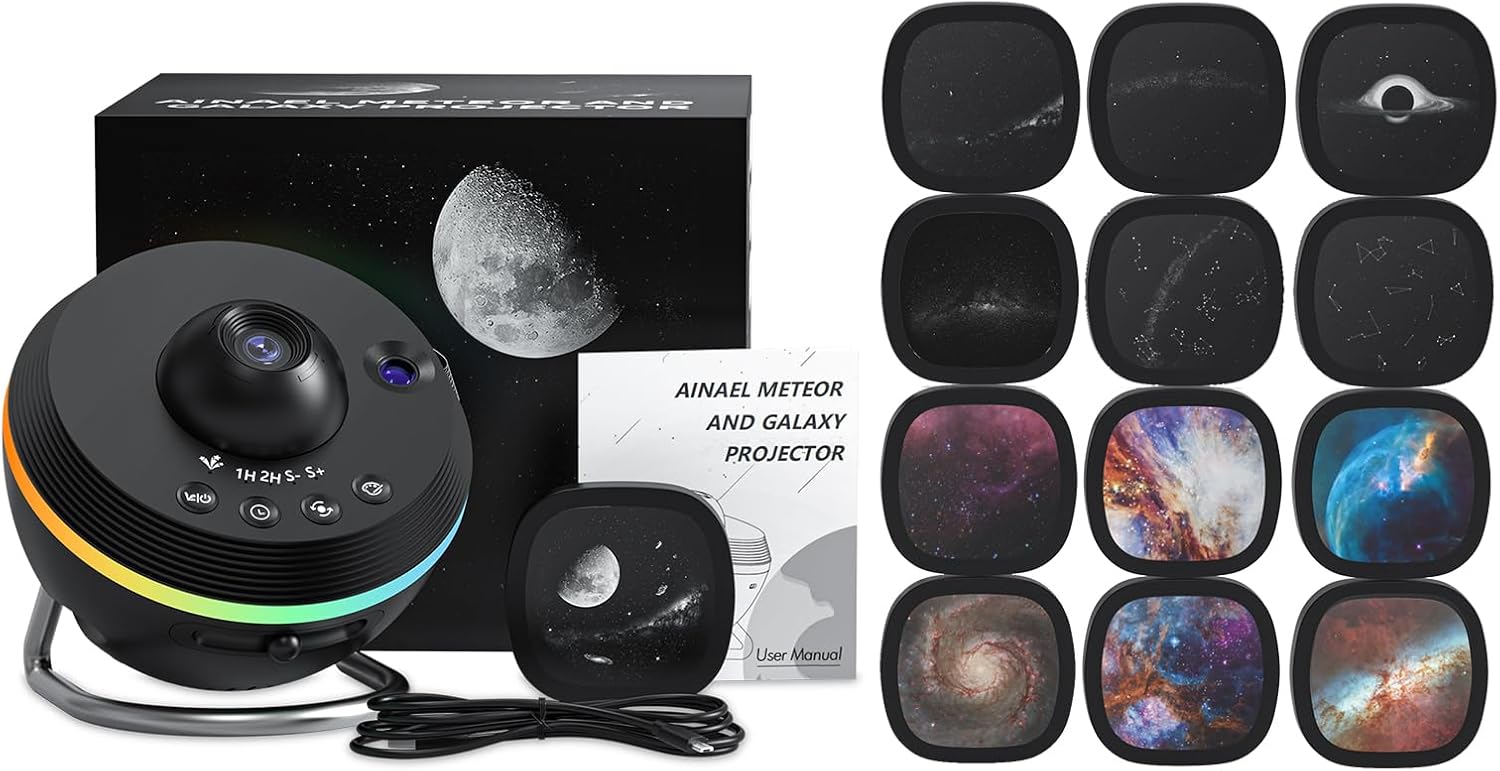 Projektor noční oblohy Ainael Galaxy noční lampa pro domácí Led planetárium