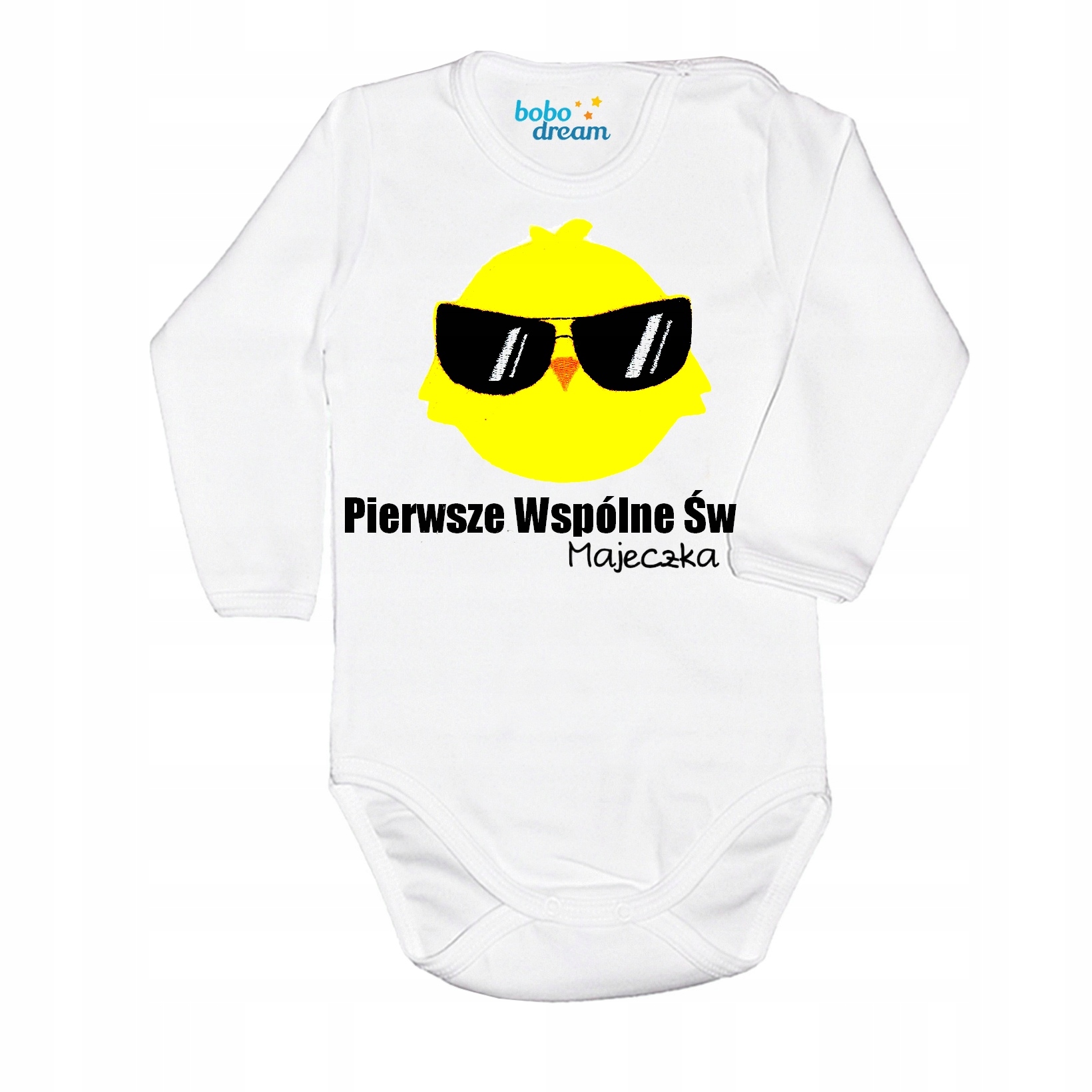 

Body niemowlęce Wielkanoc Kurczak+imię 56