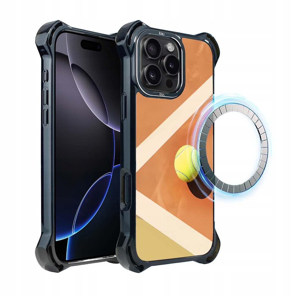 Pouzdro pro iPhone 16 Pro Max Ibizu DropGuard Ultra s MagSafe, Tenis