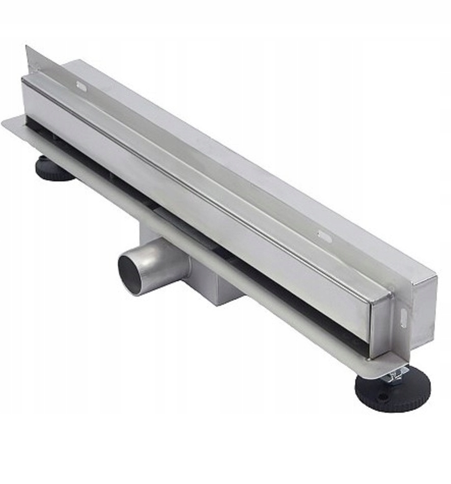 Nástenný Lineárny Odtok 80 CM Nízka Sprchová Súprava Nerezová Oceľ Sifón 52MM