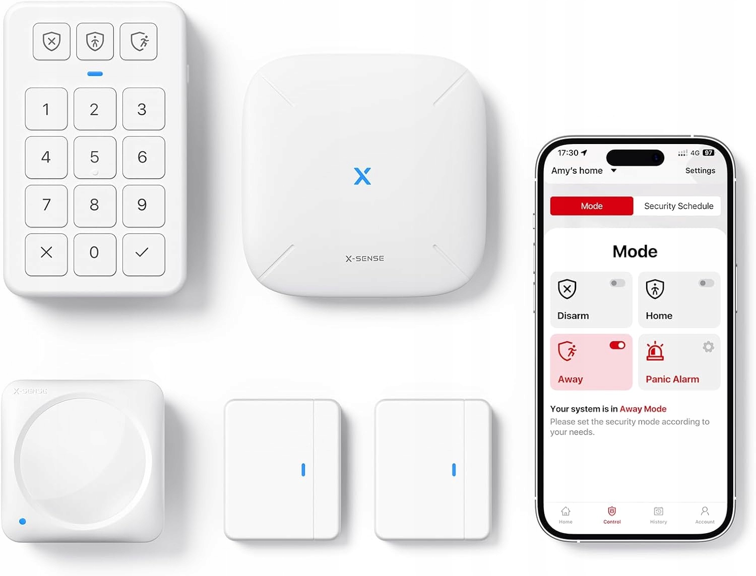 Systém Bezpečnosti Domu X-sense AS05 Snímače Pohybu Detektory Smart Pro