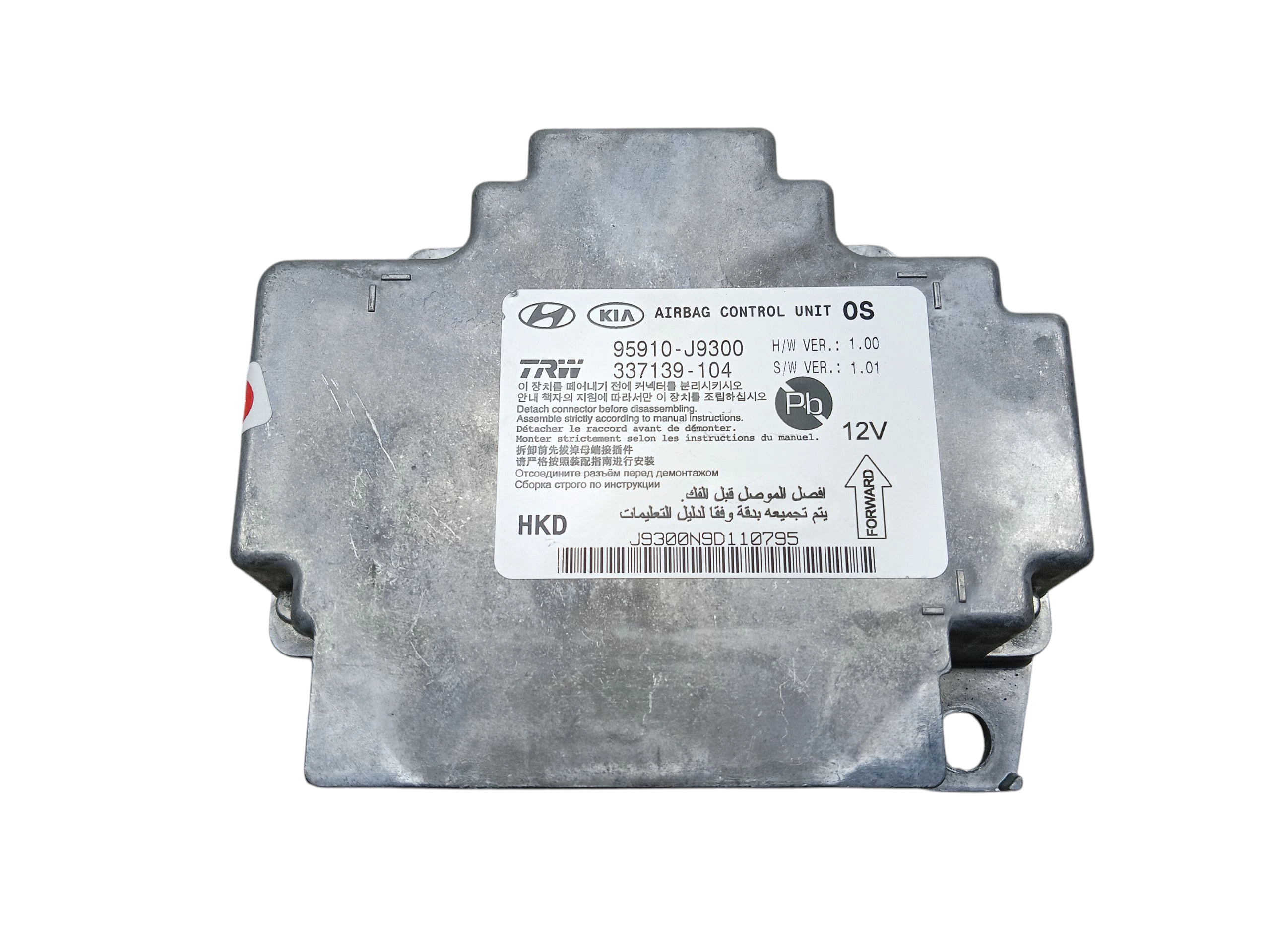 modulo SENSOR airbag HYUNDAI KONA e LIFT (2020-2023) 95910-J9300
