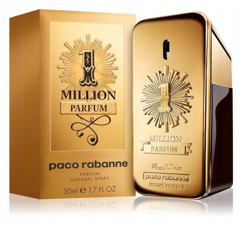 Pánská parfémovaná voda Paco Rabanne 1 Million Parfum kožená 50 ml