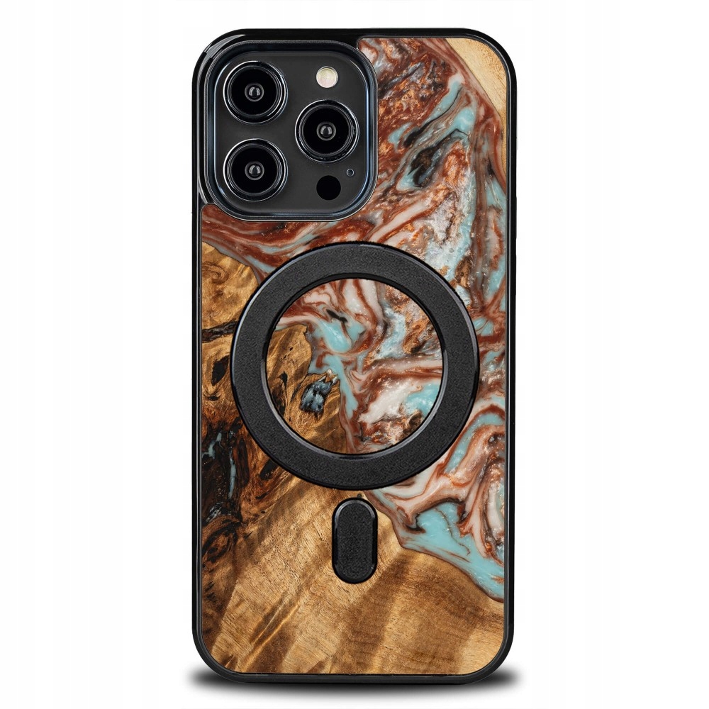 Etui Bewood Unique do iPhone 15 Pro Max Planets Jowisz z MagSafe