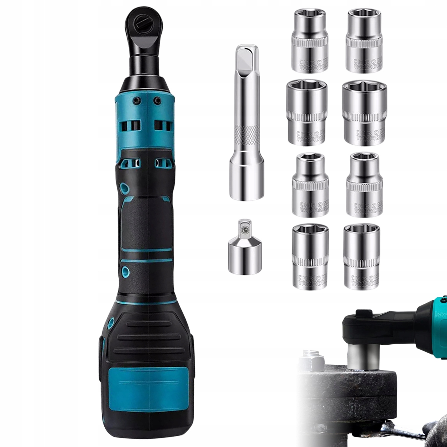 Akumulátorový Úhlový Ráčnový Klíč 55 Nm Pro Makita BL1830 18V
