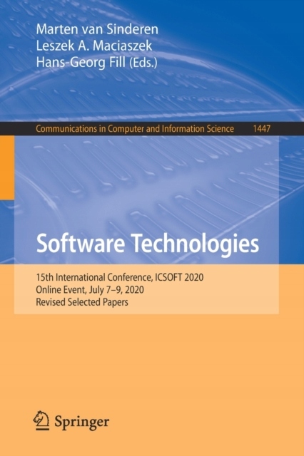 Software Technologies: 15th International