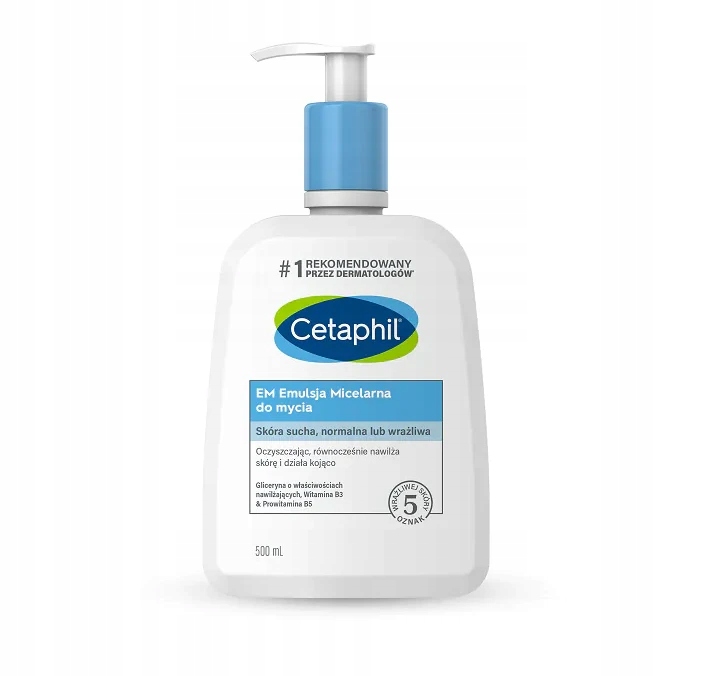 Cetaphil Em Emulsja Micelarna do Mycia, 500 ml
