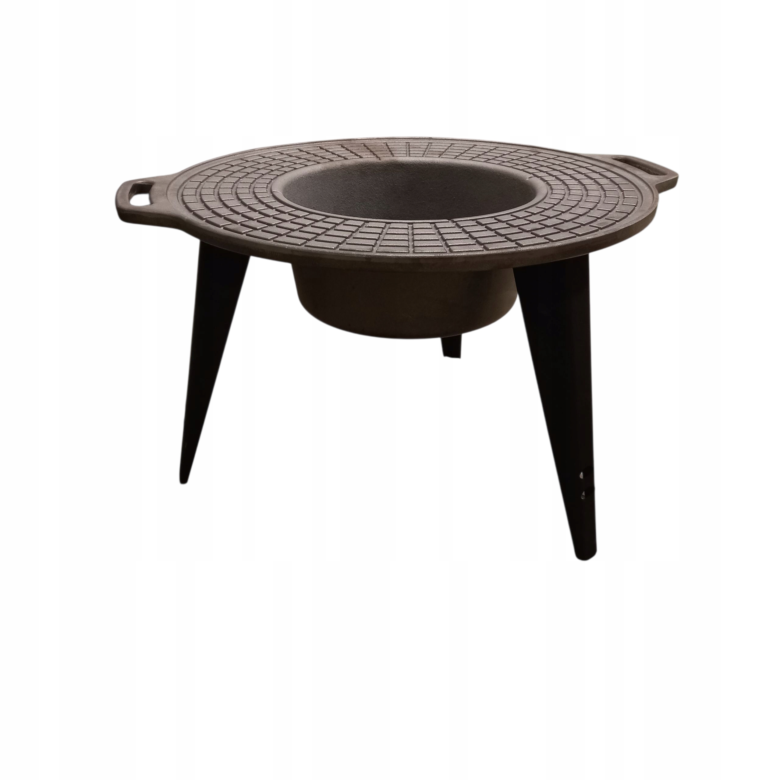 Grill Kuchyně Polní kotlík Hrnec-pánev litinový kazan na oheň