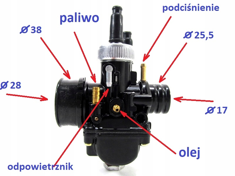 Карбюратор спорт PHBG 17,5 Aprilia AM6 RS 50 RX MX