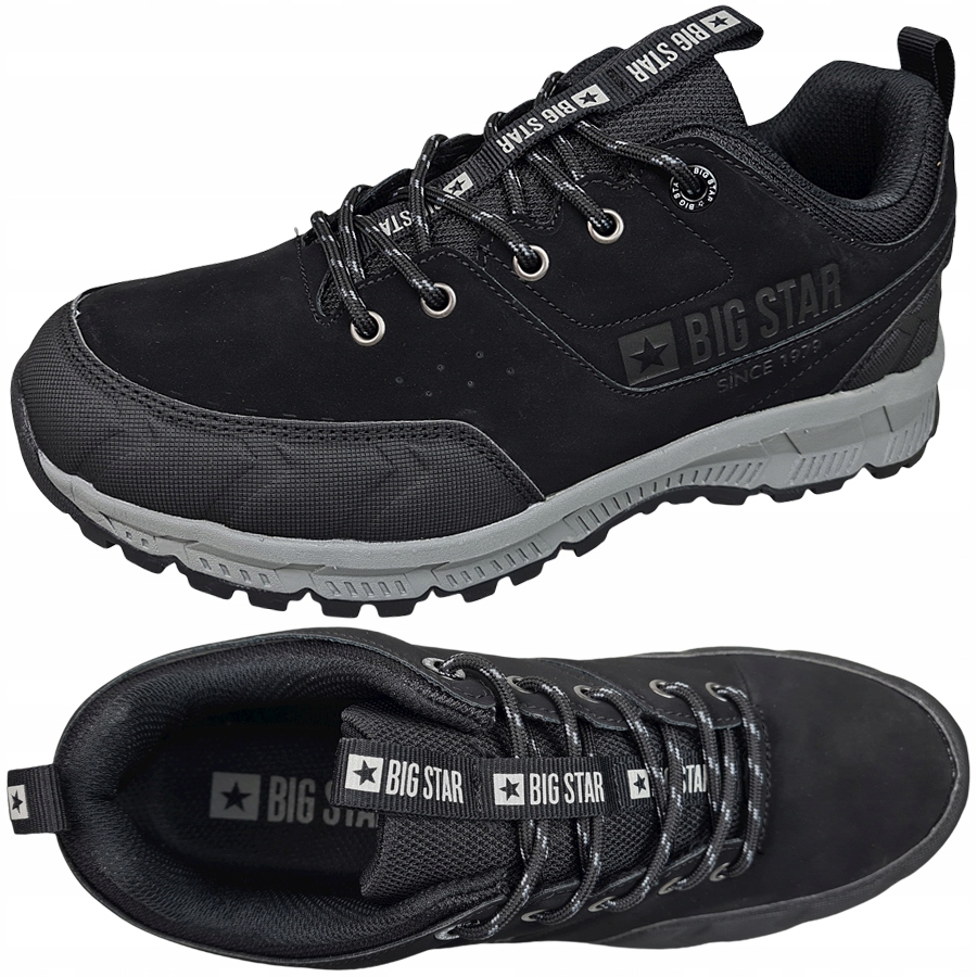 

Buty Big Star męskie czarne ekoskóra II174182 42