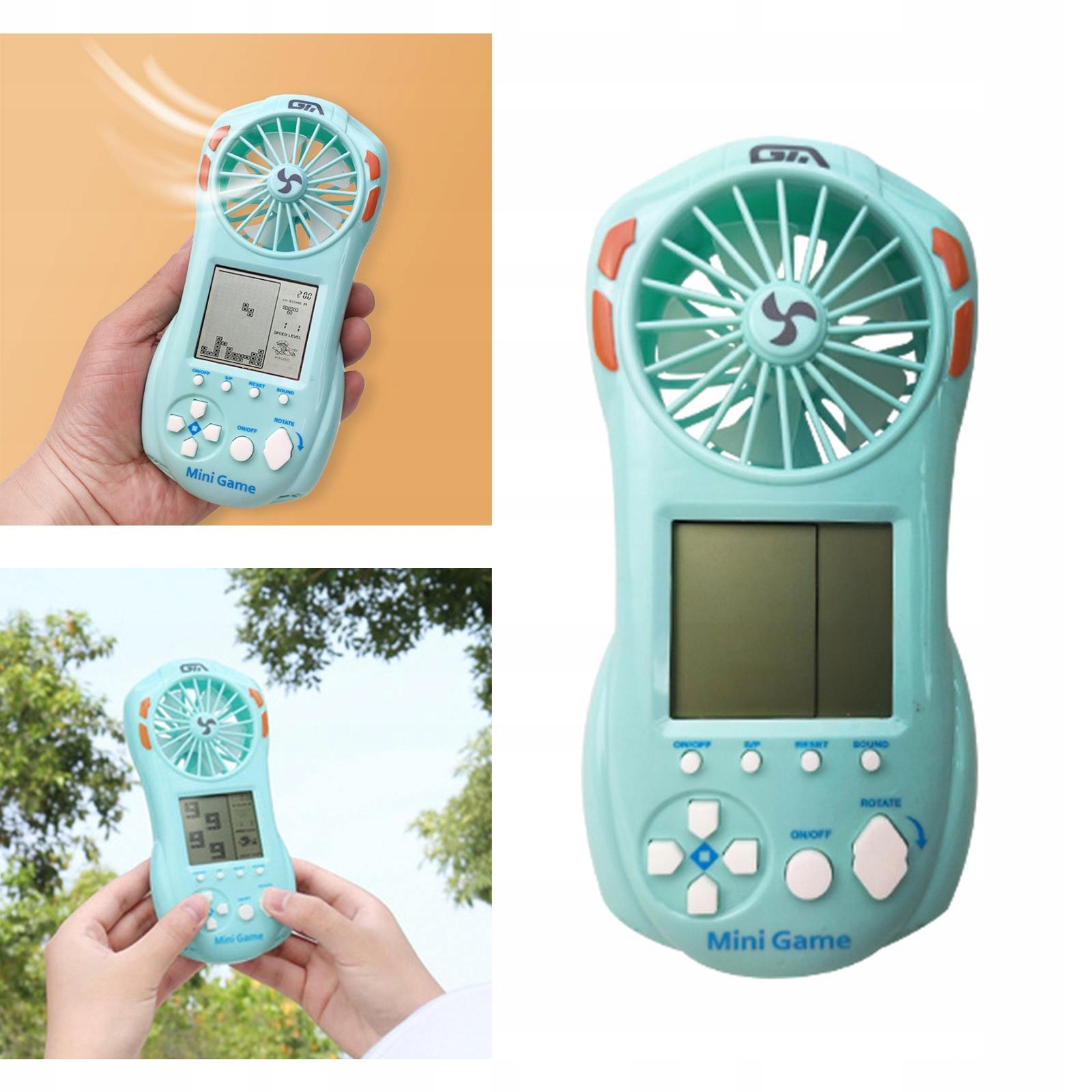 Electronic Game Console with Small Fan Handheld EAN (GTIN) 0783474536007
