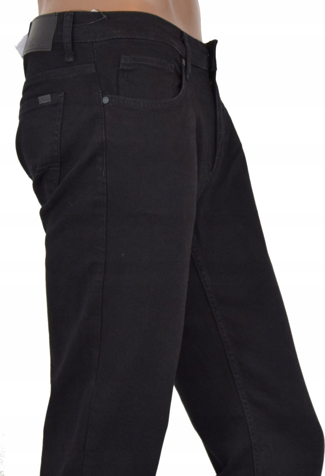 JEANSY MĘSKIE CZARNE VENTANA 970-062 BAWEŁNA + ELASTAN PREMIUM R. 34/32 Marka inna