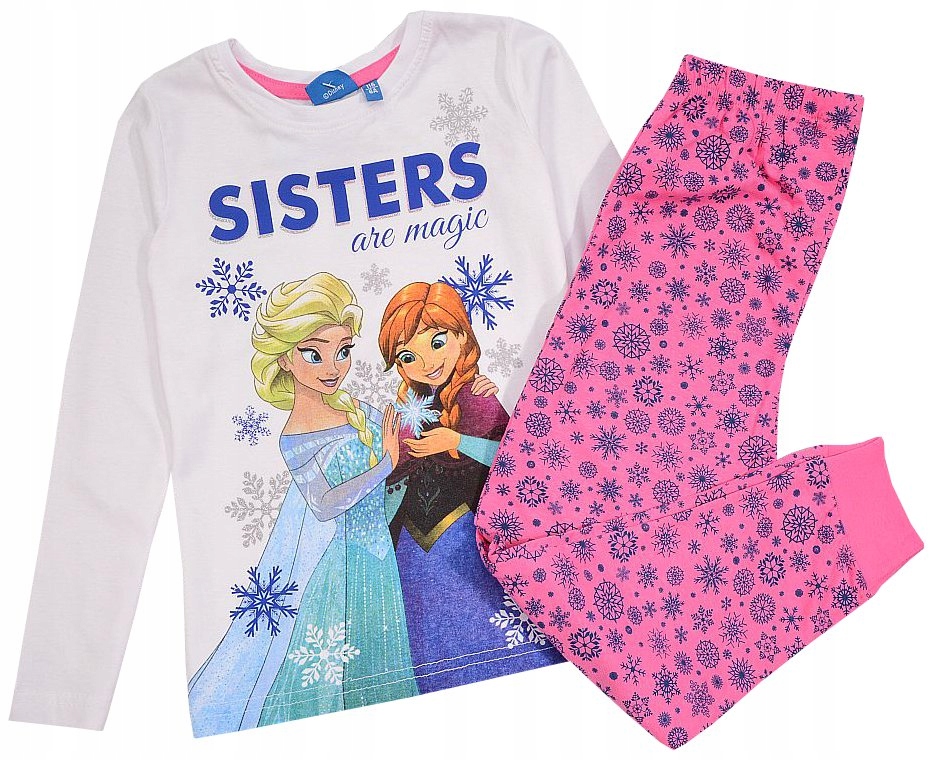 

Frozen Elsa Anna Siostry Piżama Bawełna 128 R216A