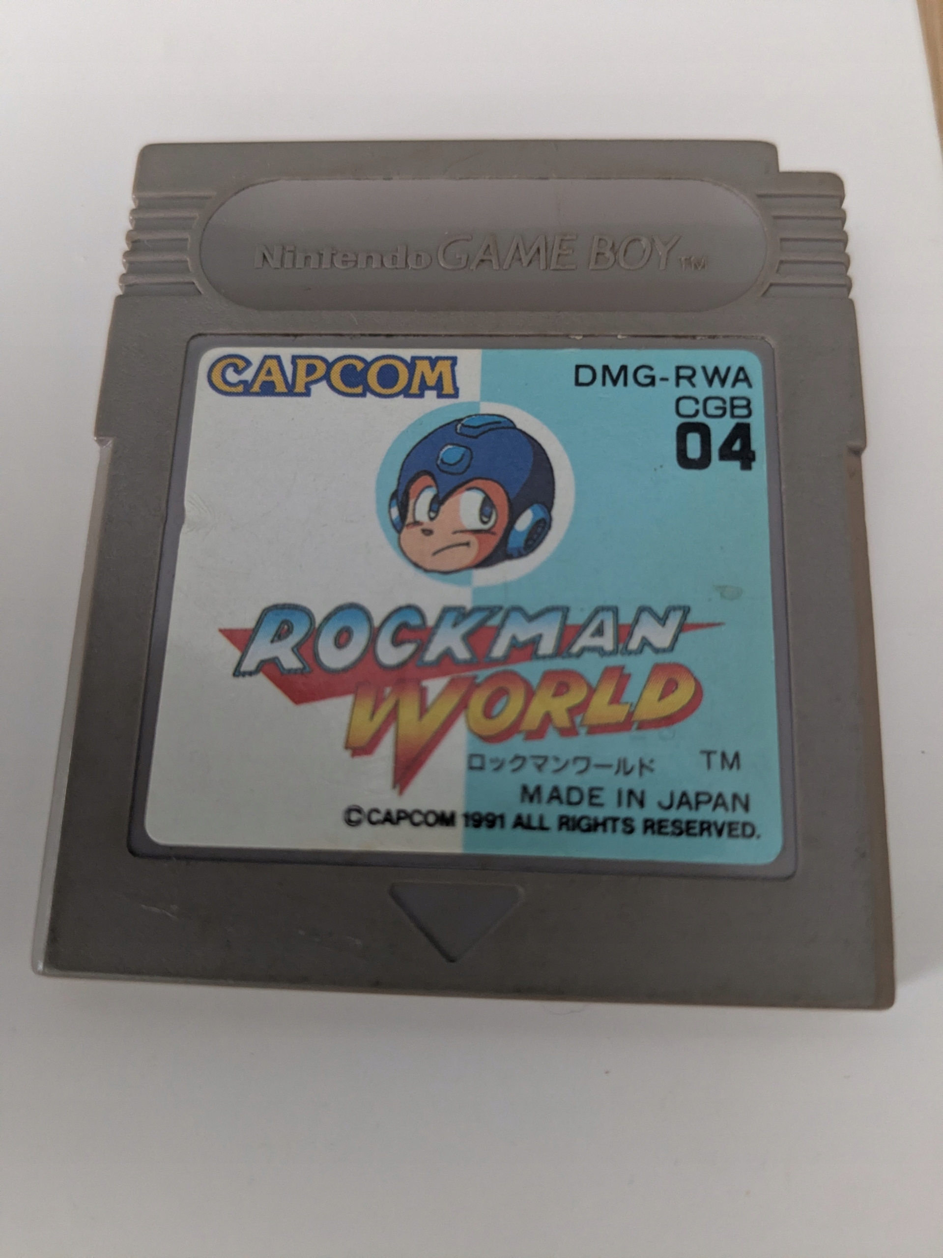 Rockman World Nintendo Game Boy Classic pudełkowa